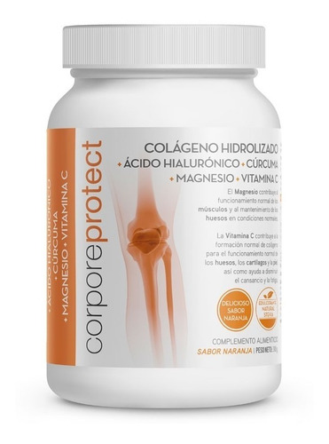 Colágeno Hidrolizado Corpore, 300g Sabor Naranja