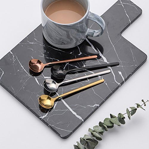 Juego De 6 Cucharas Para Café Doradas, Cucharas Cafeteras