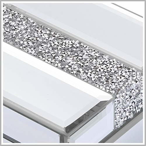 Organizador De Joyería De Cristal Con Diamantes Pequeños Tim