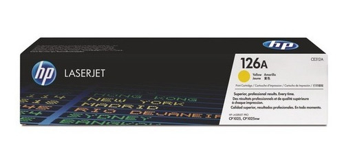 Toner Hp 126a Amarillo (yellow) Original