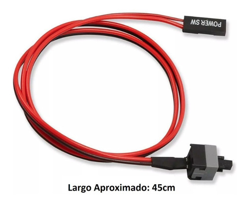 Imagen 4 de 6 de Boton Power Reset Gabinete Atx Con Cable Mother Mineria Hobb