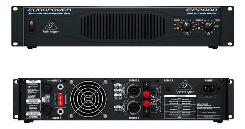 Power Amplificador Behringer Ep2000 Power 2000 Watts