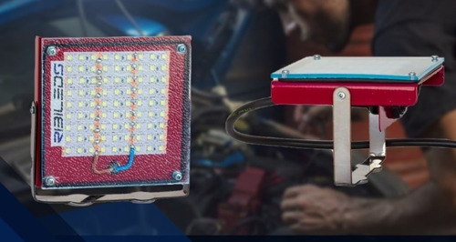 Imagen 2 de 8 de Led Portatil Para Refector Con Iman Ribileds
