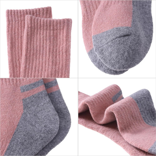 Calcetines De Lana Merino Mqelong Para Mujeres Que Caminan C