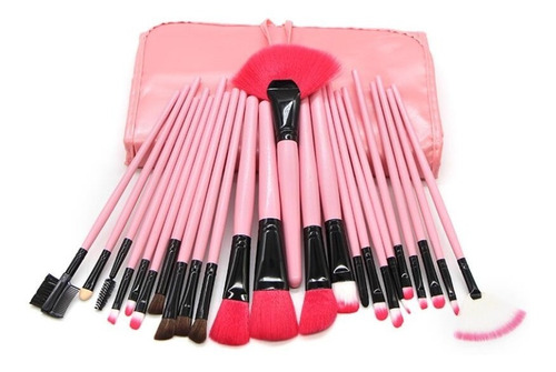 Brochas Maquillaje Pinceles Profesional Set X 24  