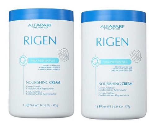 Kit 2 Máscaras Rigen Milk Protein Plus Nourishing Cream