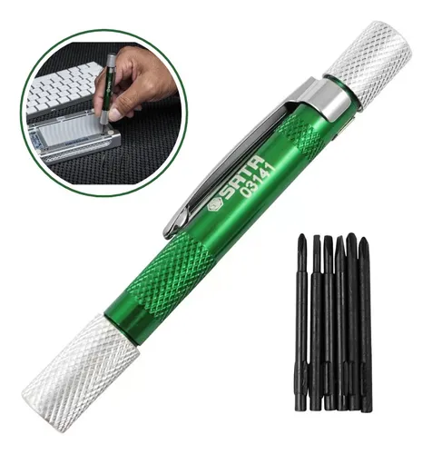 comprar Kit Jogo Chave Precisão Fendau002Fphillips Prof 6 Peças Sata