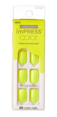 Uñas Color Press On - Kiss Impress - Manicure