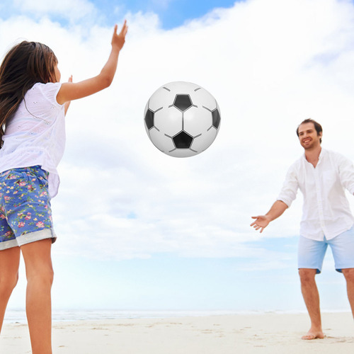 Pelota Inflable De Fútbol Inflable, Pelota De Playa, 4 Pieza