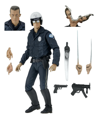 Neca Collectible Ultimate T- Motorcycle Cop Terminator - Fi.