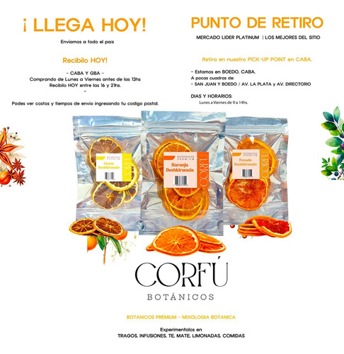 Kit Gin Regalo Botánicos Corfú + Malaria Gin + Cítricos