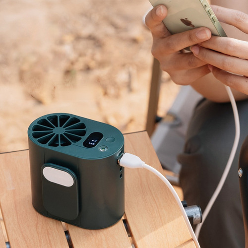 Ventilador Con Cuello De Abanico Colgante Con Pantalla Digit