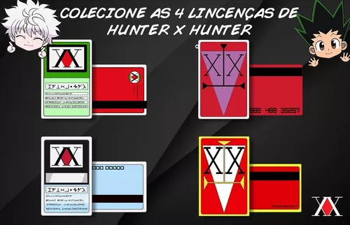 Adesivo Hunter x Hunter Anime P Cartão Killua Hisoka Gon