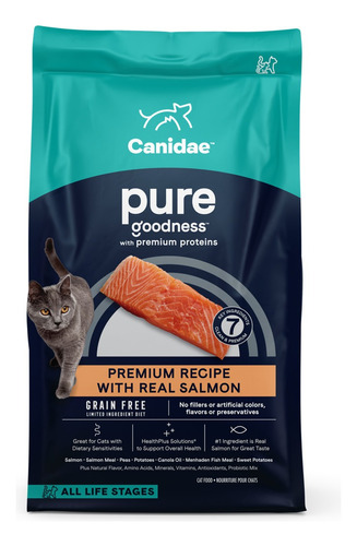 Canidae Pure Alimento Para Gato Todas Las Etapas Salmón 4.5k