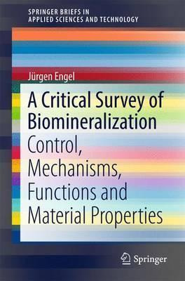 Libro A Critical Survey Of Biomineralization - Jã¿â¼rgen ...