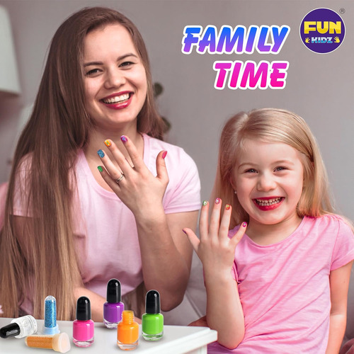 Toy Unicorn Nail Art Para Niñas De 7 A 12 Años, Funkidz Tama