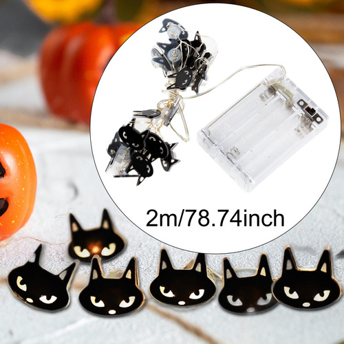 Luces Led De Halloween, Luces Blancas Cálidas 2m 20 Luces