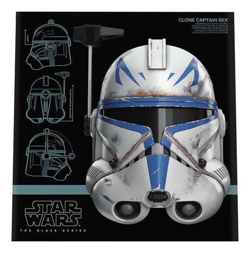 Star Wars The Black Series Capitán Rex Clon Casco Premium