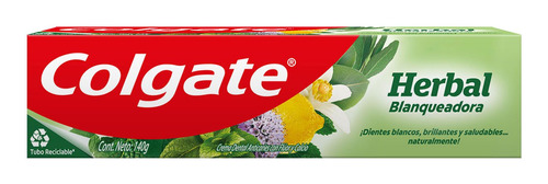 Pack Crema Dental Colgate Herbal Blanqueadora 140 Gr