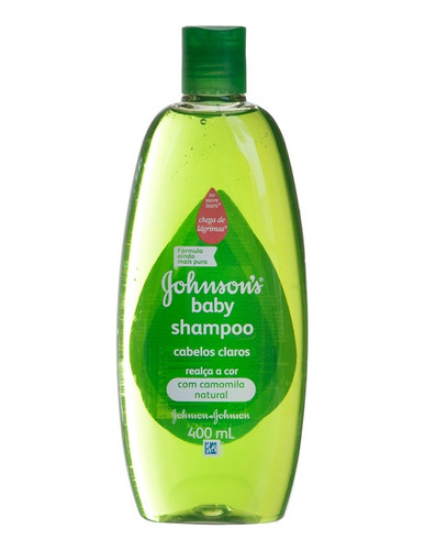 Shampoo Infantil Johnson S Bbaby Cabelos Claros 400 Ml