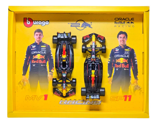 Kit Miniatura Carro F1 Red Bull Rb20 2024 1/43 Bburago