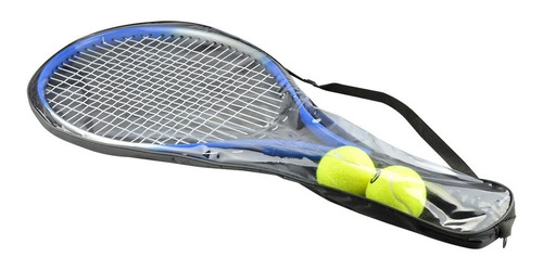 Raqueta De Tenis (aluminio) Con 2 Pelotas Ecom