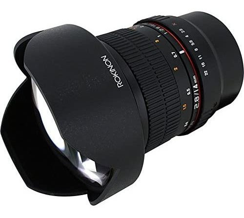 Lente De Cámara Rokinon Fe14m-e 14mm F2.8 Para Sony E-mount Color Negro