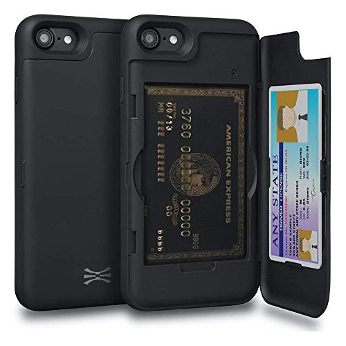 Funda Para iPhone SE 2022 / Se 2020 / 8 / 7 Negro Delgada A