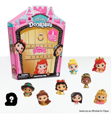 Colección Glitter Y Gold Princess Peek De Disney Doorables.