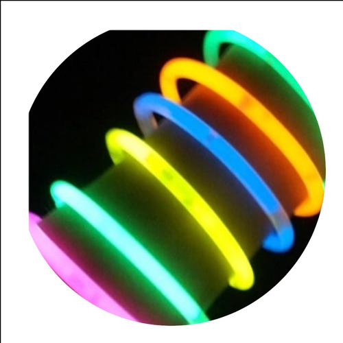 Pulseras Luminosas Neon Quimica Cotillon Pack X 100 Unidades