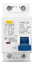 Comprar Disjuntor Diferencial Residual Dr Ddr Bipolar 36mm Choque