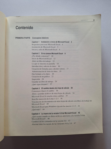 Manual Del Usuario Microsoft Exel - 1994 (Usado)