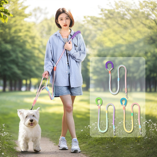 (3 #mold) Training Leash, Colorida Correa Multifunción Para