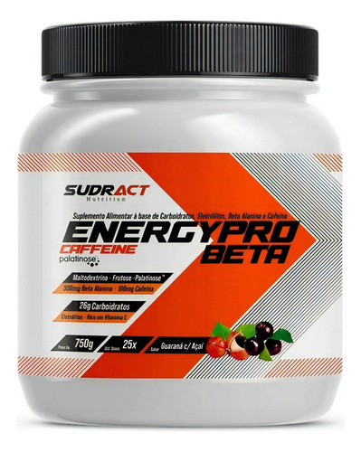 Energy Pro Beta - 750g Frutas Vermelhas - Sudract Nutrition