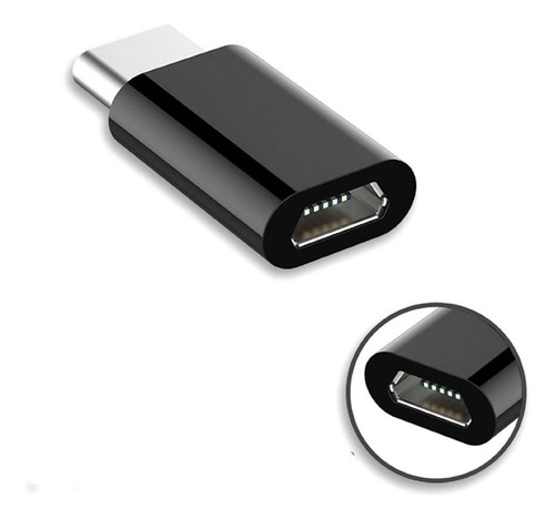 Imagen 3 de 5 de Adaptador Micro Usb A Usb Tipo C Tablet Celular Convertidor