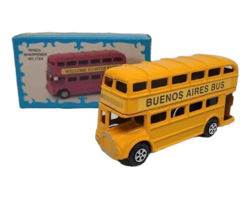 Sacapuntas Bus Micro Buenos Aires De Coleccion Metal 172a