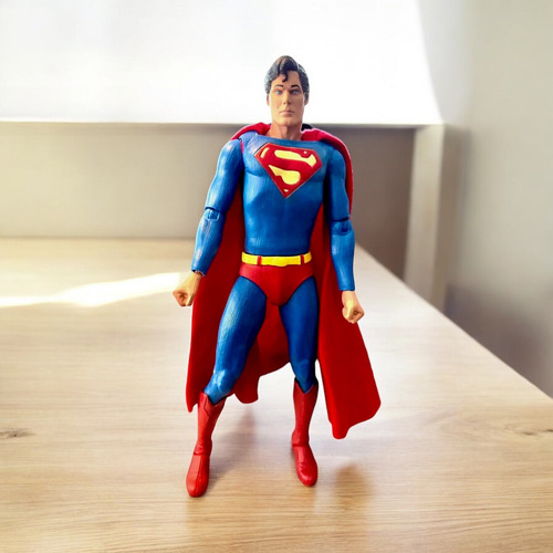 Superman Figura Versión 80s Christopher Reeve Semiarticulada (Usado)