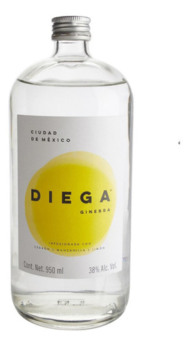 Pack De 12 Ginebra Diega 950 Ml