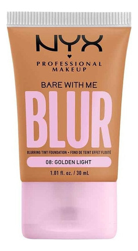 Base de maquillaje NYX Professional Makeup Bare With Me Golden Light Base De Maquillaje Nyx Bare With Me Blur Golden Light 30 Ml
