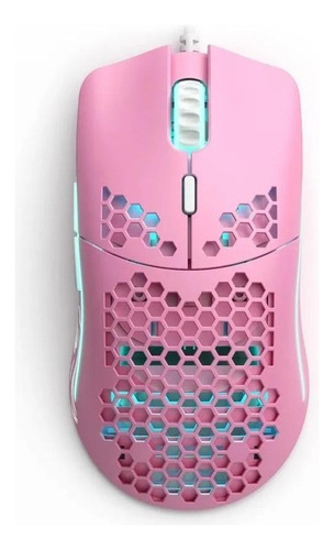 Mouse gamer de juego Glorious  Model O Minus matte pink