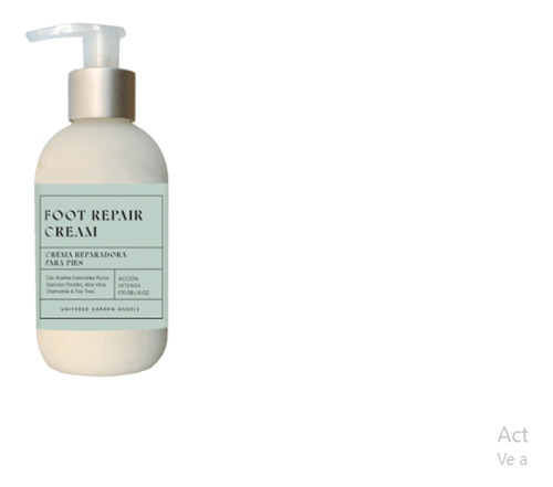 Crema (reparadora Pies) Universo Garden Angels Menta Teatree Limon