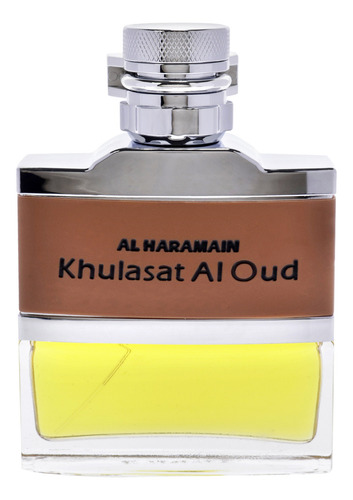 Perfume de agua Al Haramain Khulasat Al Oud, 100 ml