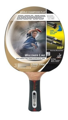 Paleta De Ping Pong Tenis Mesa Donic Waldner 1000 Dvd Prof