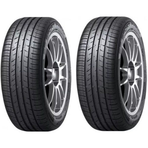 Kit 02 Pneus 195/55 R15 Dunlop Space Fox Gol Meriva Golf 