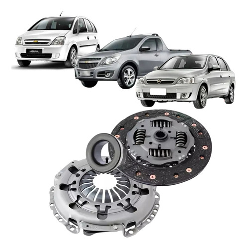 Kit Embreagem Luk Corsa Classic Celta Prisma Meriva 1.0 1.4