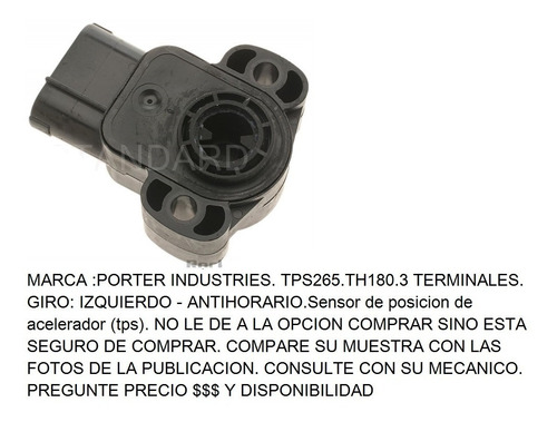 Sensor Tps265 Ford Explorer Ranger Mazda B4000 1995/2000