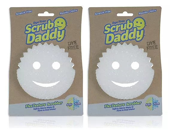 Esponjas Scrub Daddy Multiuso, Blanco (2 Unidades)