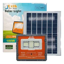 Comprar Reflector Led Solar 100w Reikpro Recargable Panel Y Control