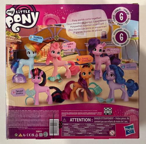 My Little Pony Colección Mis Amigas Favoritas 6 Ponys Hasbro (Usado)