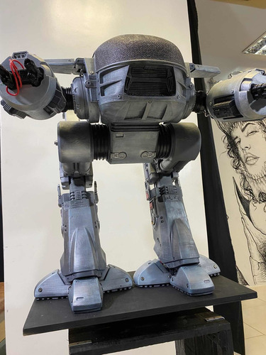Ed 209 Robocop Neca 1/4 Custom (70cm) Leia O Anúncio (Recondicionado)